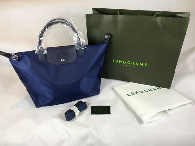 longchamp le pliage navy blue