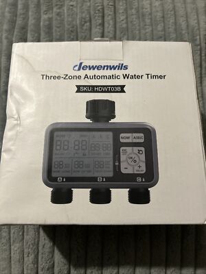 DEWENWILS 3 Zone Automatic Water Timer, Programmable