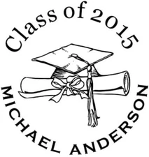 Custom Graduation Embosser - Personalize with Name and Year - Hand-Held Embosser