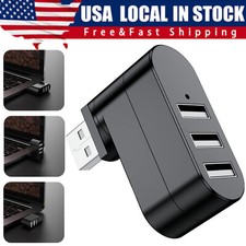 3 Port High Speed USB 3.0 Multi HUB Splitter Expansion Desktop PC Laptop Adapter