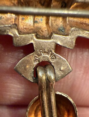 Vintage Monarch 12k 0015 On Solid Sterling Silver 7 Jewels  display picture 2