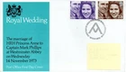 GB - FIRST DAY COVER - FDC - COMMEMS -1973- ROYAL WEDDING - Pmk PB