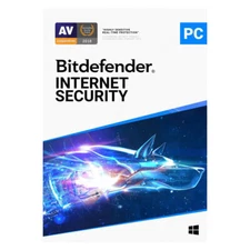Bitdefender Internet Security 2025 - 3 Years For 3 Windows PC's + Daily VPN