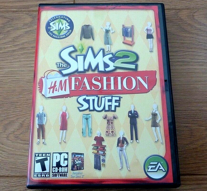 The Sims 2 H&M Fashion Stuff for PC CD Rom