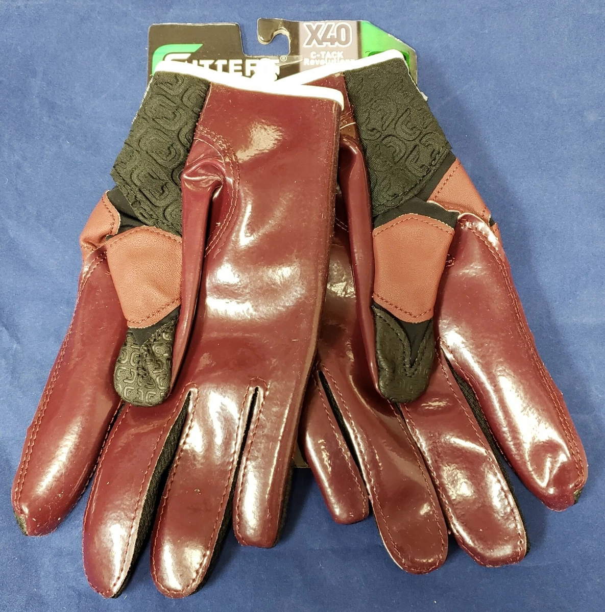 Orange cutters cheap football gloves