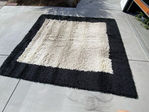 **PRICE DROP** Mid Century Modern Style Shag Rug 9’ X 7’ Retro Large - Picture 3 of 4