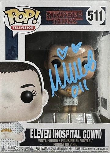 🔥Funko Pop! Stranger Things: Eleven #511 Signed Millie Bobby Brown W/COA!🔥
