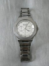 HUGO BOSS HB1514087 MENS TAPER CHRONO WATCH SILVER 45MM - UK SELLER