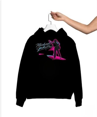 Michael Jackson Neon Billie Jean Pose Graphic Sweatshirt Hoodie S M L XL 234XL