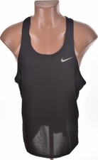 NIKE DRI-FIT FAST RACING SINGLET RUNNING BLACK TOP MENS SIZE M ADULT DQ4732-010