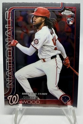 2025 Topps Chrome Update Series - Rookie Debut James Wood (RC)