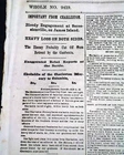 BATTLE OF SECESSIONVILLE James Island SC South Carolina 1862 Civil War Newspaper