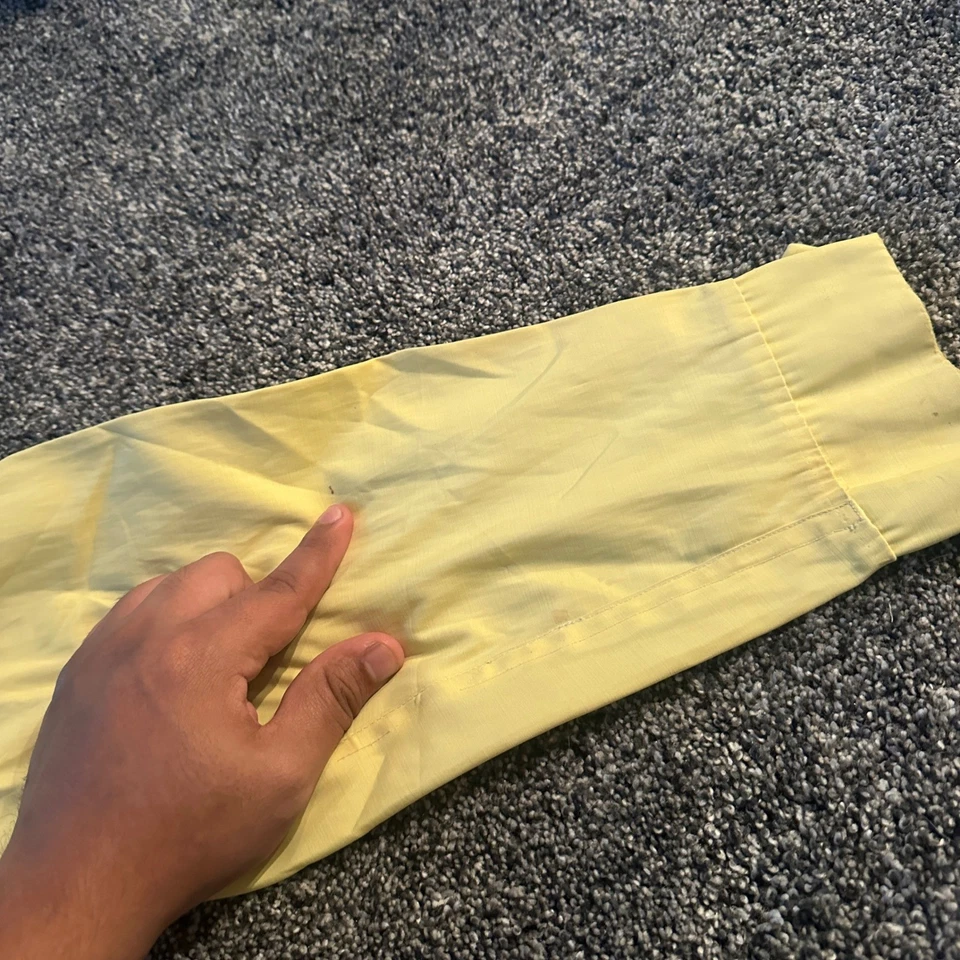 Chaqueta McGregor Drizzler De Colección Para Hombres 42 Amarilla Ligera Cremallera Frontal Informal Años 70 Foto 4 de 4