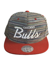 Chicago Bulls Mitchell Ness Multi-Color Snapback Hat Cap Adult