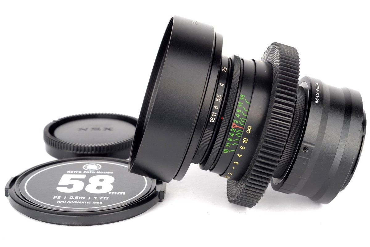 HELIOS 44-2 2/58mm lens Sony E mount *TUNED FOR FILMMAKERS
