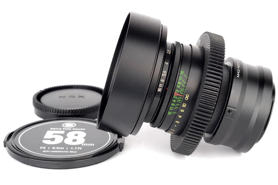 HELIOS 44-2 2/58mm lens Sony E mount  *TUNED FOR FILMMAKERS!* *SERVICED* - Image 3 of 4