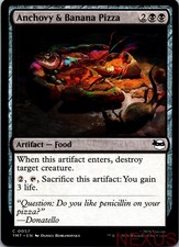 Anchovy & Banana Pizza 0057 Teenage Mutant Ninja Turtles Magic: The Gathering NM