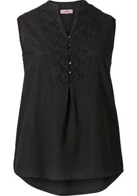 Joe Browns Webtop mit Spitze Damenshirt Damen Freizeit Oberteil Schwarz 116904