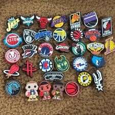 NBA Shoe Charms Collectibles 34 Total Pieces Croc Jibbitz