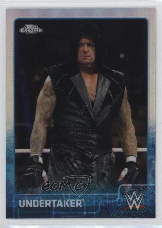 2015 Topps Chrome WWE Refractor Undertaker #74 0q3