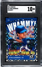 2021 Donruss W7 Ryne Sandberg WHAMMY! SGC 10 GEM MINT