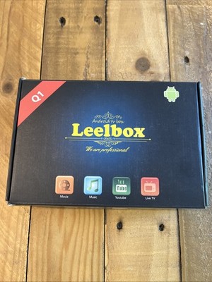 Leelbox Q1Pro Android TV Box 4K Media Hub Streaming YouTube Netflix TV Wi-Fi NEW