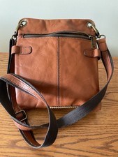 Patricia Nash Francesca Crossbody Leather, Studded, Hand-Tooled, Brown