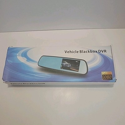 NIB Vehicle Blackbox DVR Full HD 1080 Rear View Mirror Vehicle Camera