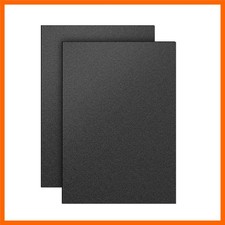 2 Pack Black ABS Plastic Sheet 12" x 16" 1/8" Thick 3mm, High Tensile and Imp...