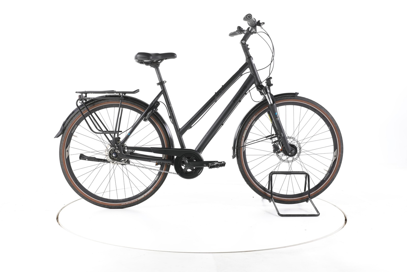 Pegasus Savona SL Disc 8 Vélo de ville et de trekking Batterie  28" noir Pro