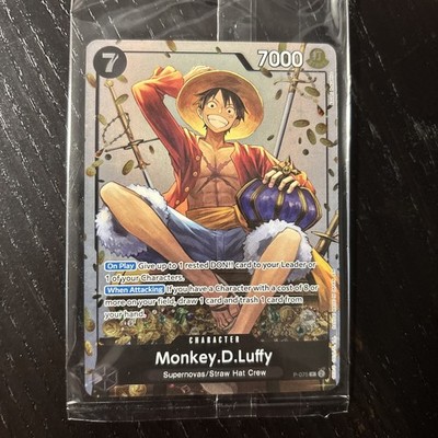 P-075 Monkey.D.Luffy Promo Card TS-02 Tin Set 02 ENGLISH SEALED | eBay