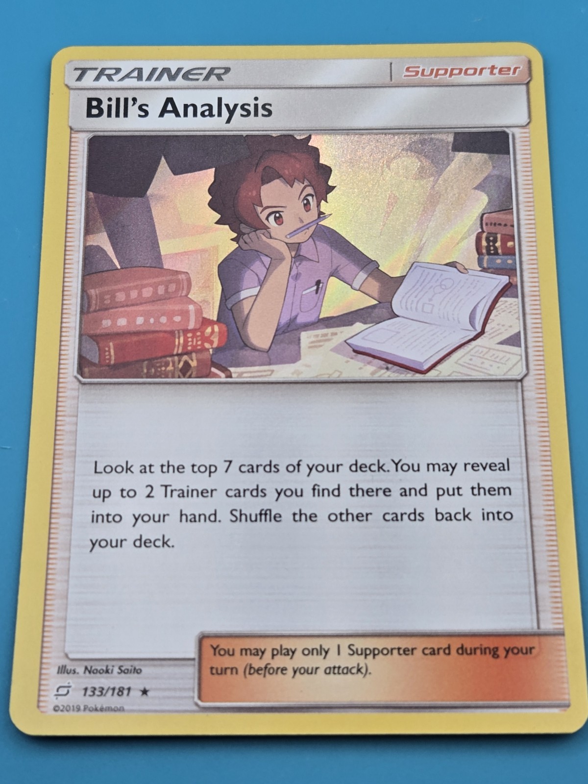 Pokémon Bill's Analysis 133/181 TEU Team Up MP