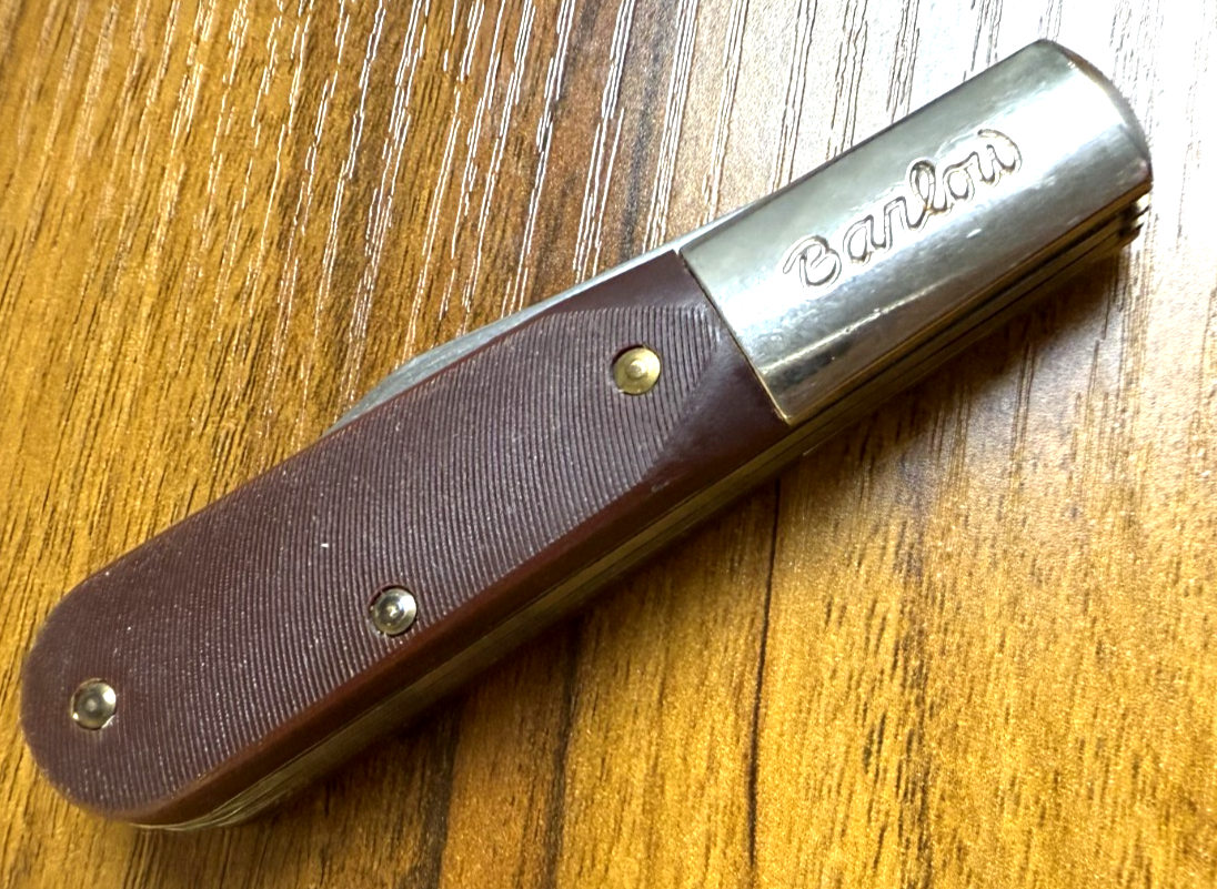 Vintage BARLOWの文鎮 VINTAGE 1979 CASE BROWN DELRIN GRAND DADDY