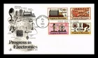 US COVER PROGRESS IN ELECTRONICS COMPLETE SERIES FDC COMBO ARTCRAFT