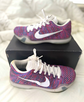 Nike Kobe 10 X Multicolor ID purple size 12.5
