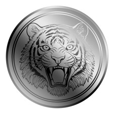 2026 Liberia Tiger 1/500oz 999 Platinum Coin in Themed Card 9999.99 per troy oz