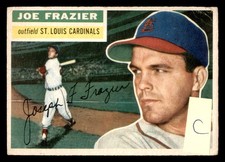 1956 Topps #141b Joe Frazier : Gray Back C
