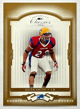 Keith Smith 2004 Donruss Classics Rookie Card /1850 Detroit Lions #173 RC. rookie card picture