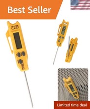 Folding Pocket Digital Thermometer,Yellow