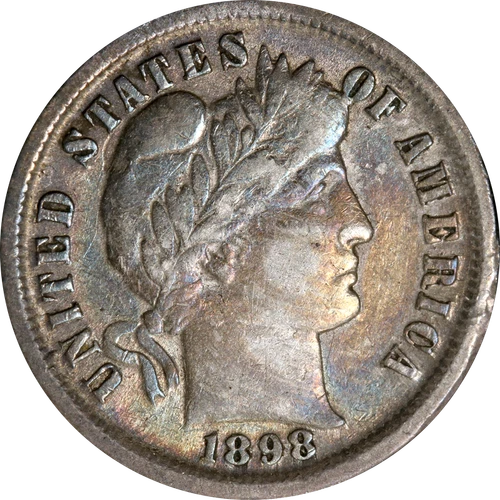 1898-P Barber Dime