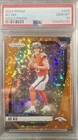 💎 2024 Panini Prizm Bo Nix Orange Disco #309 COLOR MATCH Rookie PSA 10 GEM Mint