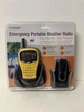 Oregon Scientific Emergency Portable Weather Radio Model WR-601 NOAA NEW SEALED