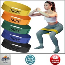 5PCS Fabric Resistance Bands Set for Glutes Legs Booty Squats  Home Workout
