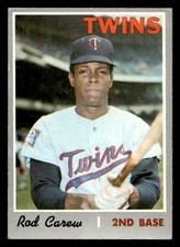 1970 Topps #290 Rod Carew Minnesota Twins HOF NO RESERVE! EX-EXMINT+