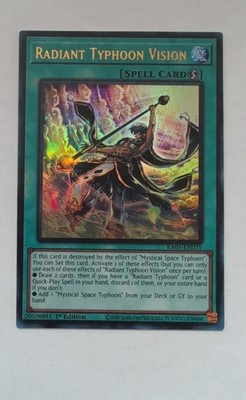 Radiant Typhoon Vision (Ultra Rare) RA05-EN075 Rarity Collection 5 1st Edition