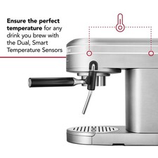 KitchenAid Metal Semi-Automatic Espresso Machine with Free Automatic Milk 4