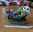 Lefton Holly Sleigh With Ornaments And Ty Snowman (shivers) — photo 10