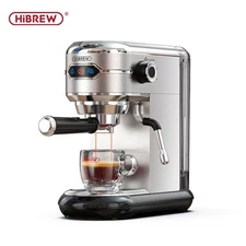 HiBREW H11 20Bar Espresso Machine, Super Slim, 110V, for ESE Pod & Ground Coffee