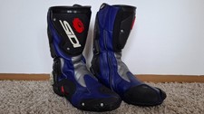 Motorrad Schuhe, Motorrad Stiefel SIDI Vertigo blau / schwarz Größe 44