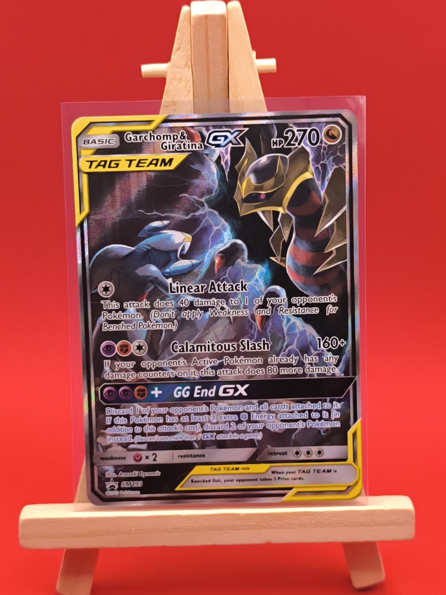 Garchomp & Giratina GX SM193 Tag Team Alternate Full Art Promo